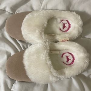 Fur Lined House Slippers